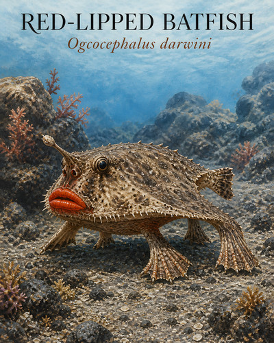 Red lipped batfish within - within, a