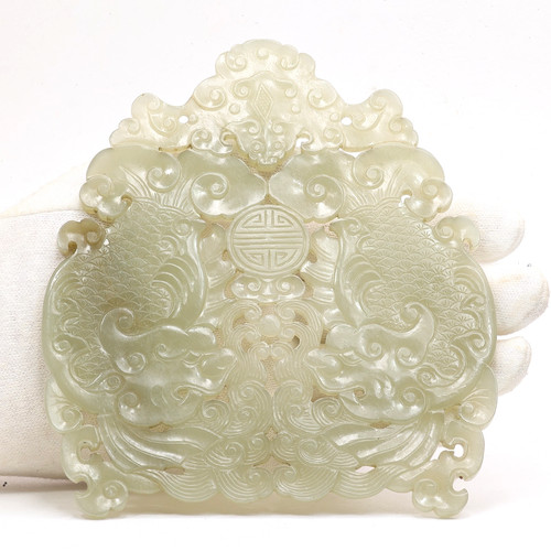 Imperial chinese white jade - white,