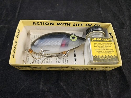 Vintage aqua bat fishing - bat,